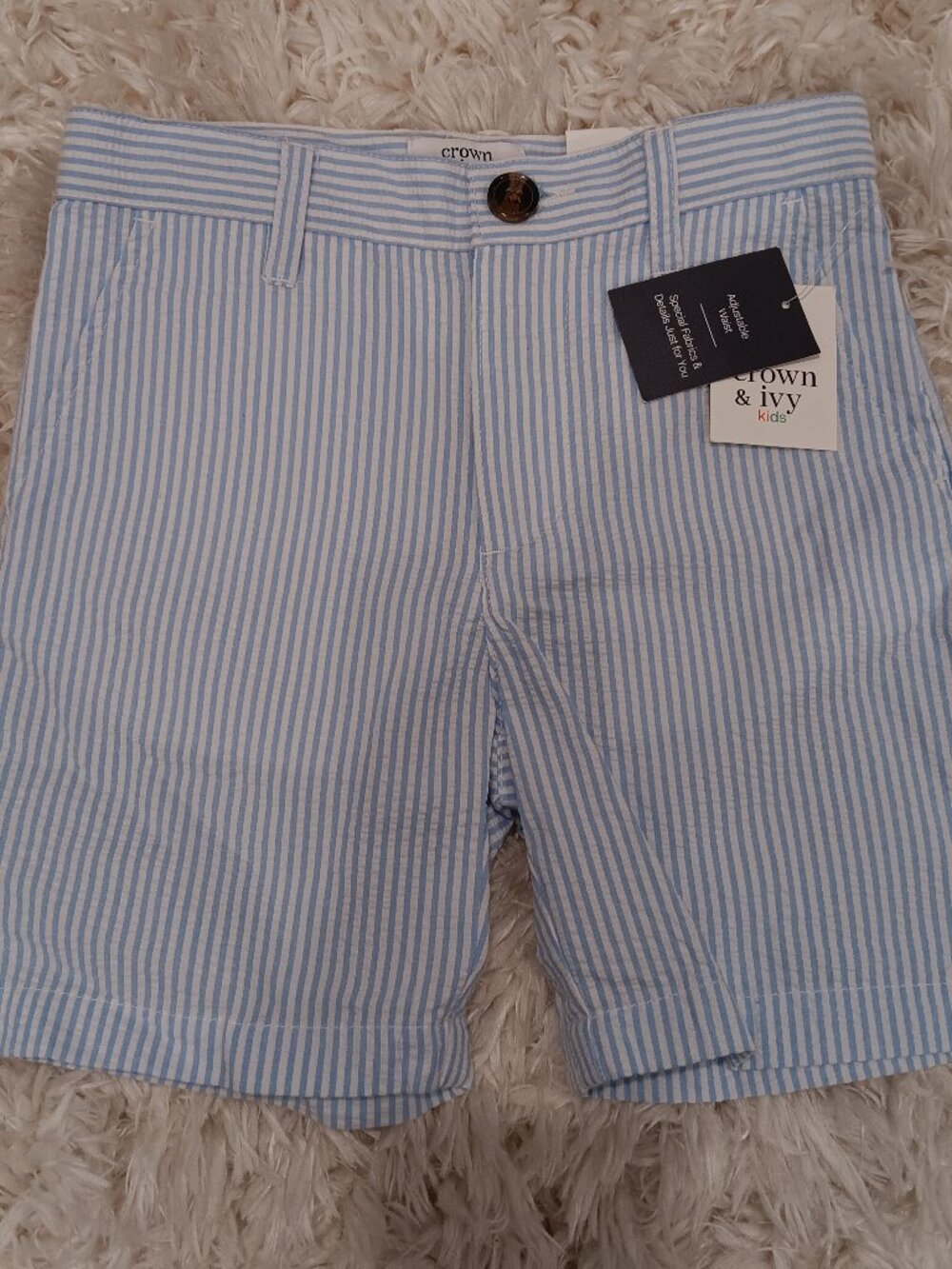 Kids Crown & Ivy Shorts / Adjustable straps / Toddler size 5 / NWT - Picture 1 of 3
